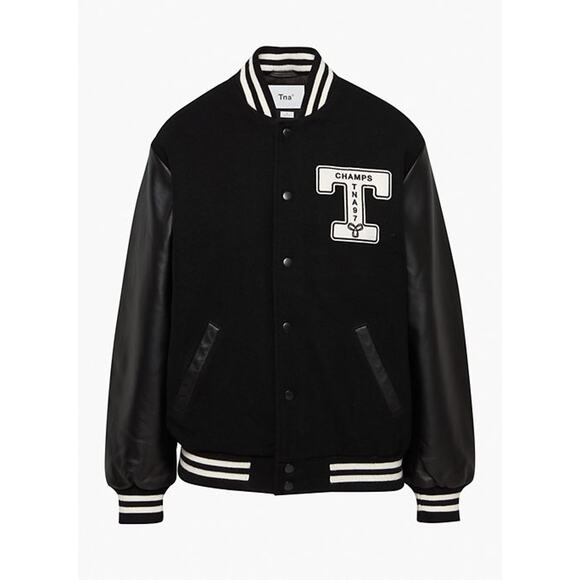 Tna 'Prince' Black Wool Jacket Size XS